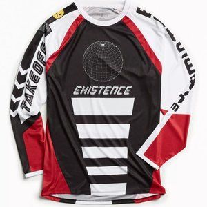 Urban Outfitters Jersey Moto Shirt (Size XL)